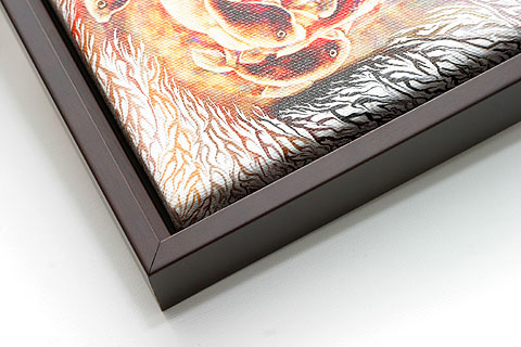 frame canvas floating floater sample